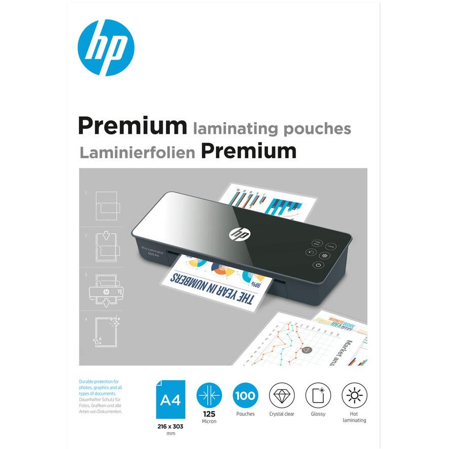 HP Everyday 125 mikron A4 fényes lamináló fólia (100 db / csomag) (9124)