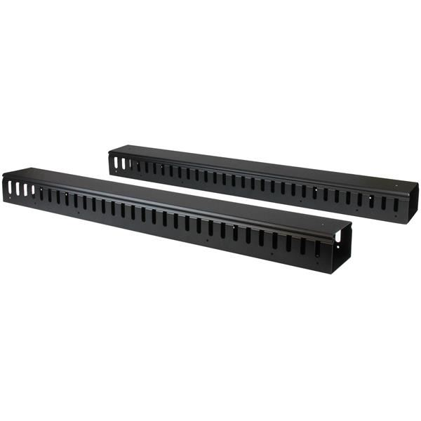 Startech.com 40U zárt kábelrendező fekete (CMVER40UF) (CMVER40UF)