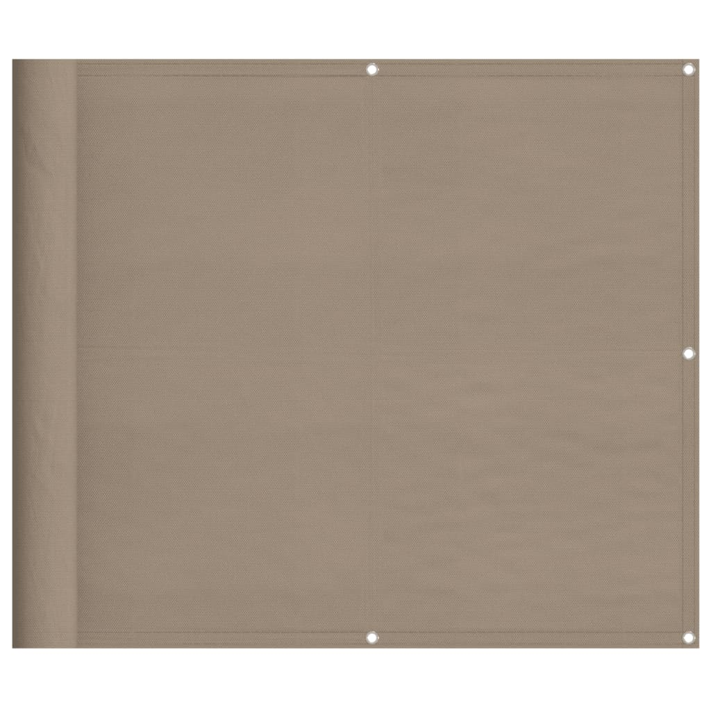 tópszínű erkélyparaván 100% oxford poliészter 90 x 1000 cm (4000244)