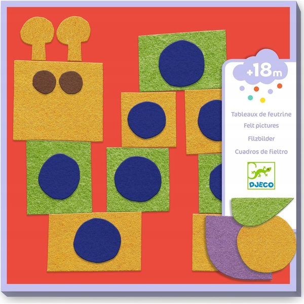 Kollázs műhely - Puha képek filcmatricákkal - Soft creations