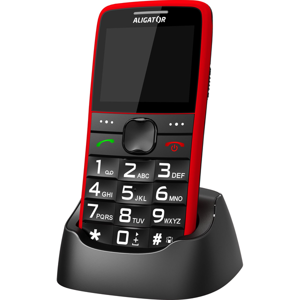 Mobilný telefón Aligator A675 Senior (A675RD) červený