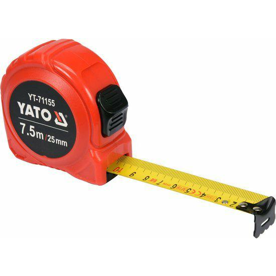 Feltekerhető mérőszalag Yato 7,5 m