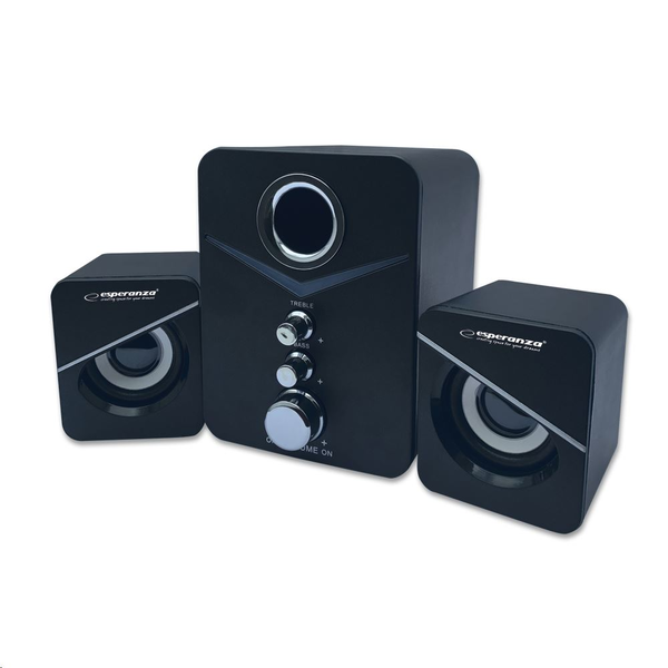 Difuzor Esperanza EP153 Cancan 2.1 USB, 6 W, negru