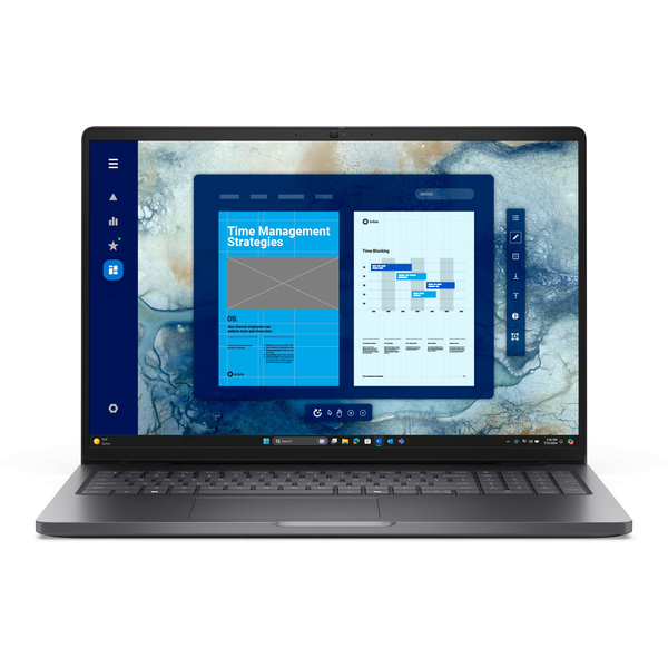 DELL Pro PC16250 Intel Core 5 120U Computer portatile 40,6 cm (16") Full HD+ 16 GB DDR5-SDRAM 512 GB SSD Wi-Fi 6E (802.11ax) Windows 11 Pro Ceco, Slovacco Nero