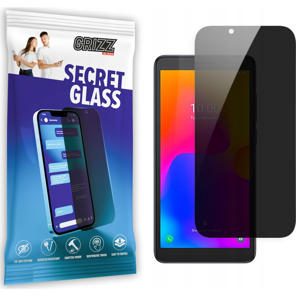  GrizzGlass Szkło prywatyzujące GrizzGlass SecretGlass do Alcatel 1B 2022