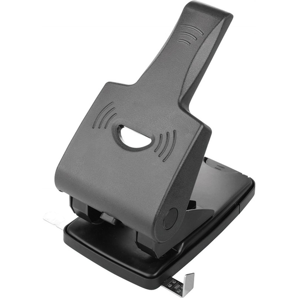 OFFICE PRODUCTS Lyukasztó HD kétlyukú fém 65 lap fekete