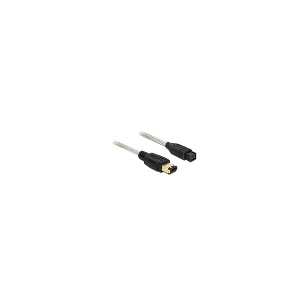 FireWire kabel Delock černý 2 m