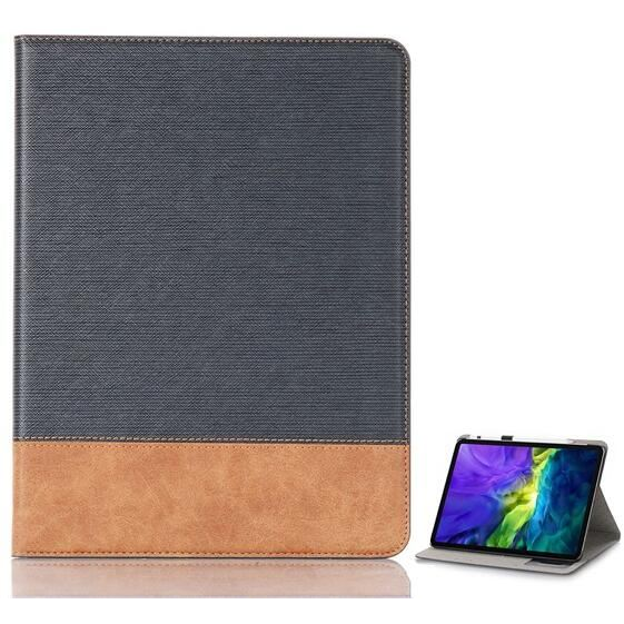 Gigapack Apple iPad Pro 12.9 bőr hatású tablet tok fekete (GP-96545) (GP-96545)