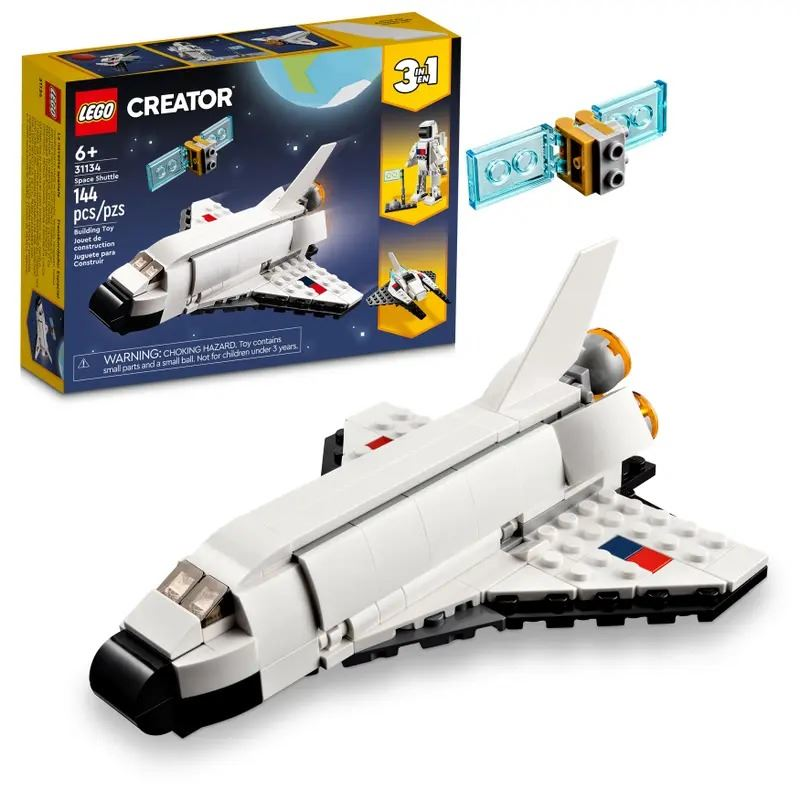 LEGO Creator 3v1 Vesmírný raketoplán 31134 + LEGO taška (lego31134)