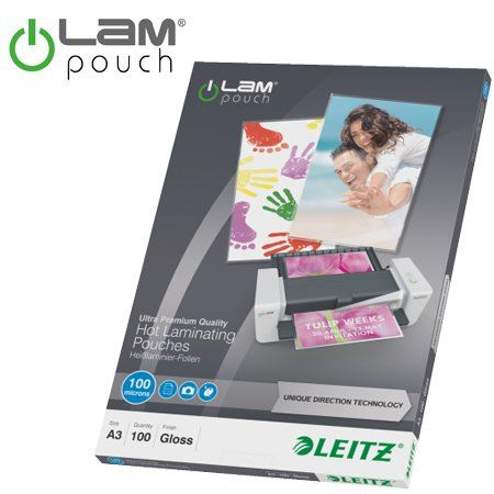 Leitz iLAM UDT folii de laminat tip plic 100 buc.