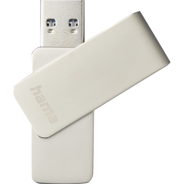 Hama Rotate Pro memorii flash USB 128 Giga Bites USB Tip-A 3.2 Gen 1 (3.1 Gen 1) Argint