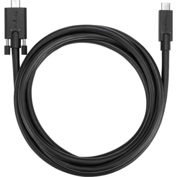 Targus ACC1122GLX cavo USB USB 3.2 Gen 1 (3.1 Gen 1) 1,8 m USB C Nero