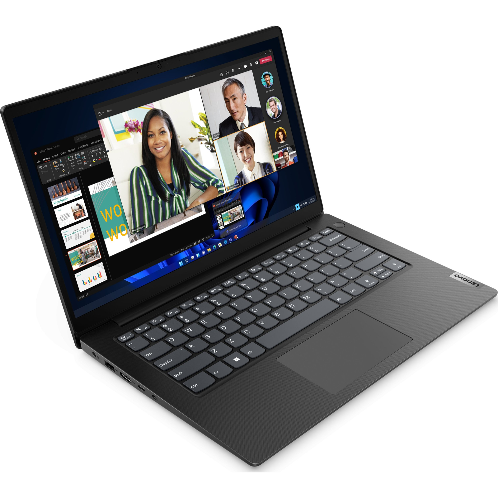 Lenovo V14 AMD Ryzen 7 7730U Laptop 35,6 cm (14