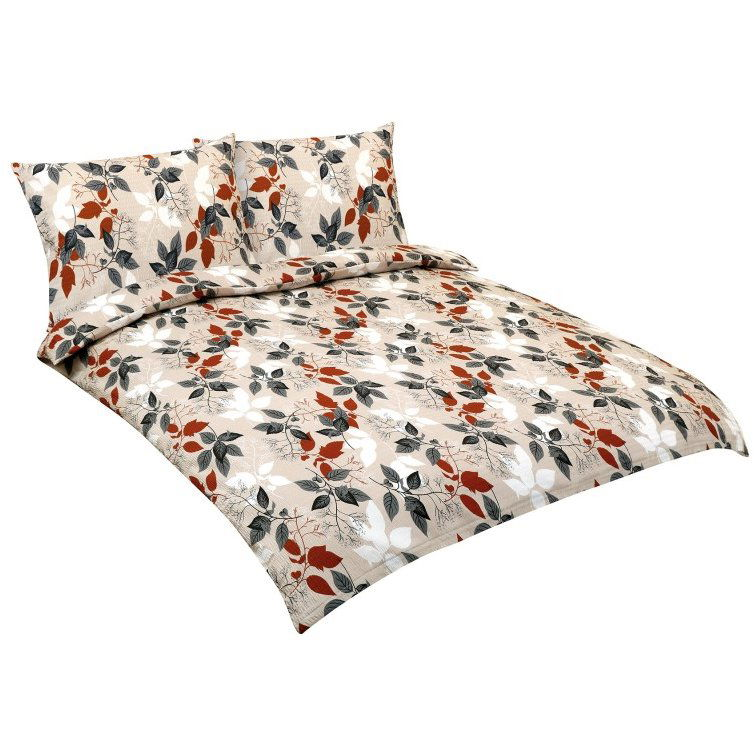 BELLATEX krepp F 80/807 őszi levelek 1 darab 240 × 200, 2 darab 70 × 90 (12984)