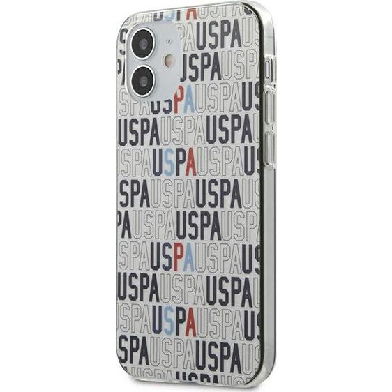 US Polo USHCP12SPCUSPA6 iPhone 12 Mini 5,4" Fehér Logo Mania Collection Tok