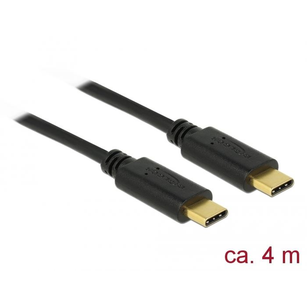 Delock USB-C 2.0 -> USB-C 4m kábel (83868) (D83868)