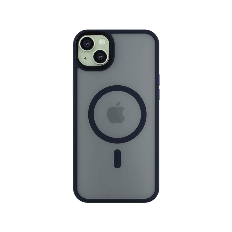 NextOne IPH-15-MAGSF-MISTCASE-MN iPhone 15 éjfekete szilikon MagSafe hátlap (IPH-15-MAGSF-MISTCASE-MN)
