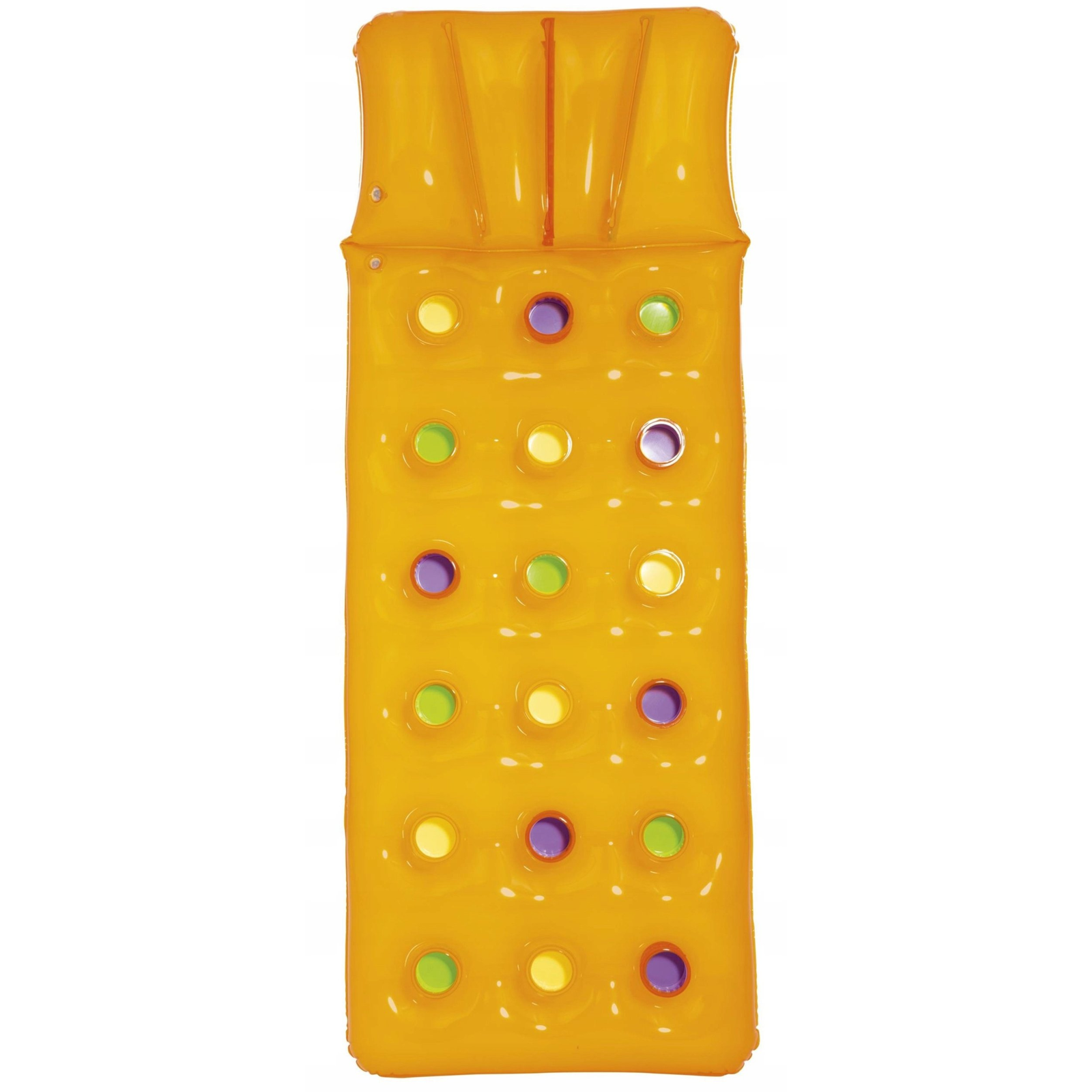 Bestway Nafukovacie lehátko 18 pocket oranžové
