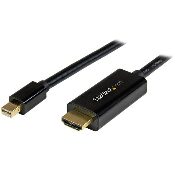 StarTech.com MDP2HDMM2MB video kabel adapter HDMI Type A (Standaard) Zwart