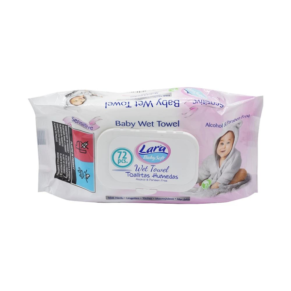 Lara nedves törlőkendő 72db (8699444260266)
