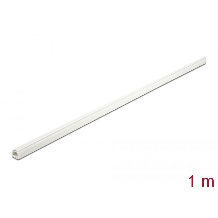 Delock Mini kábelcsatorna önzáró, 10x10 mm, 1m, fehér (20717) (DE20717)