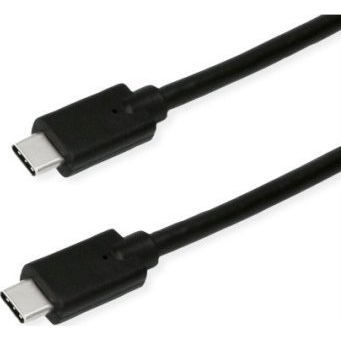 Roline green USB kábel USB 3.2 Gen2x2 USB-C® dugó, USB-C® dugó 1.50 m Fekete Halogénmentes, TPE köpeny 11.44.9072 (11.44.9072)