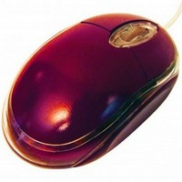 Silverline OM-290 Оптична мишка, червена, 800 DPI