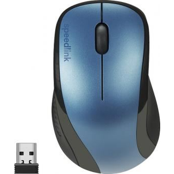 Speedlink KAPPA vezeték nélküli optikai egér 1600 DPI kék-fekete (SL-630011-BE)