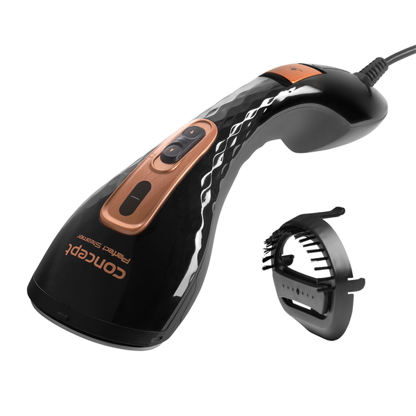 Уред за гладене с пара Concept NO8000, 1300 W, 150 мл, Пара 25 гр/мин, Черен/Златист