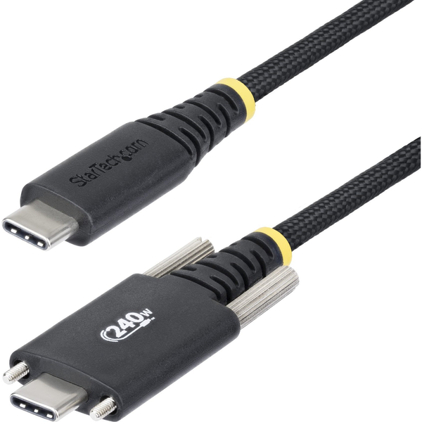 StarTech.com S2CEPR3M-USBSL-CABLE USB-kabel USB 2.0 3 m USB C 0,48 Gbit/sek. 240 W Sort