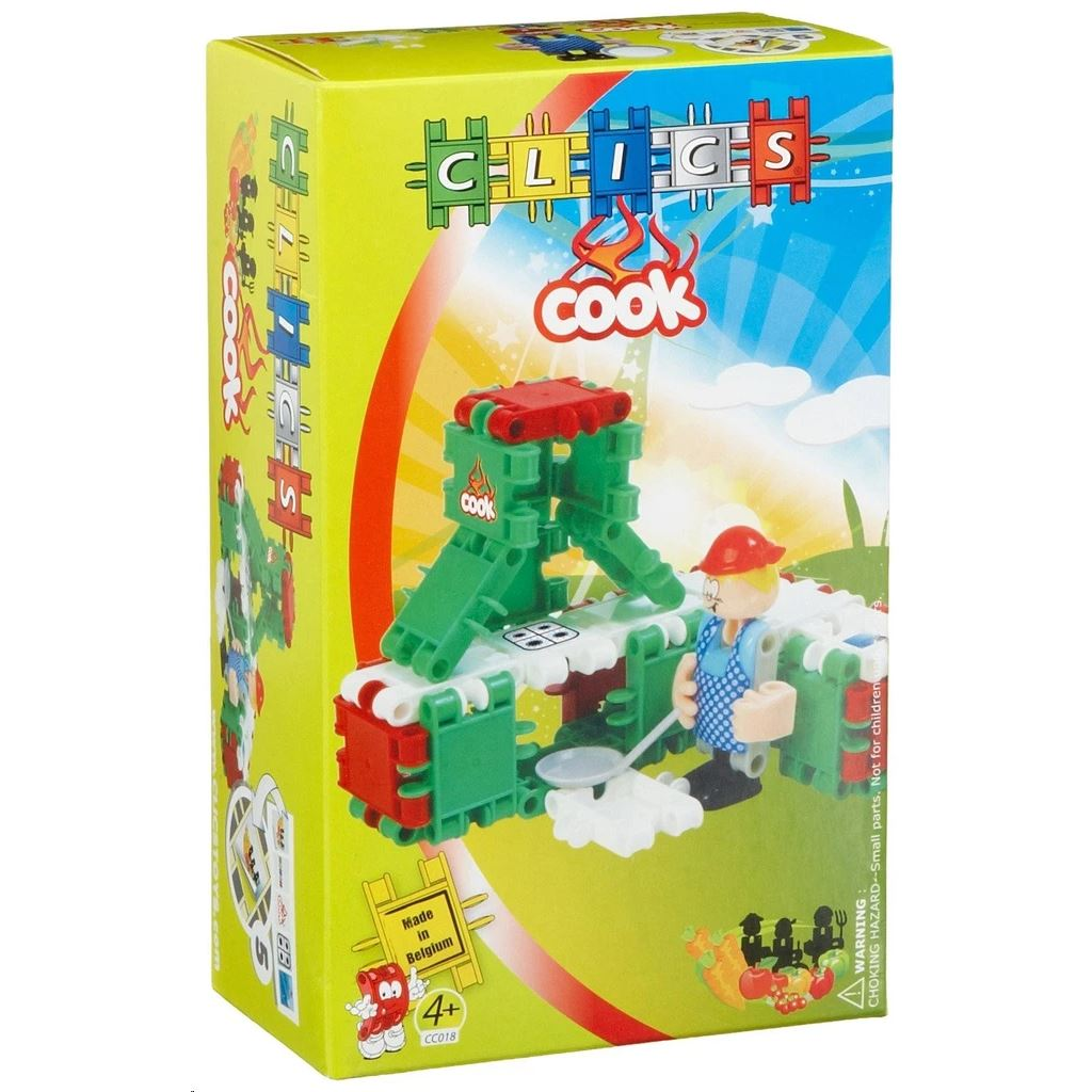 Clics Konyha szakáccsal építőjáték (CC018) (CC018)