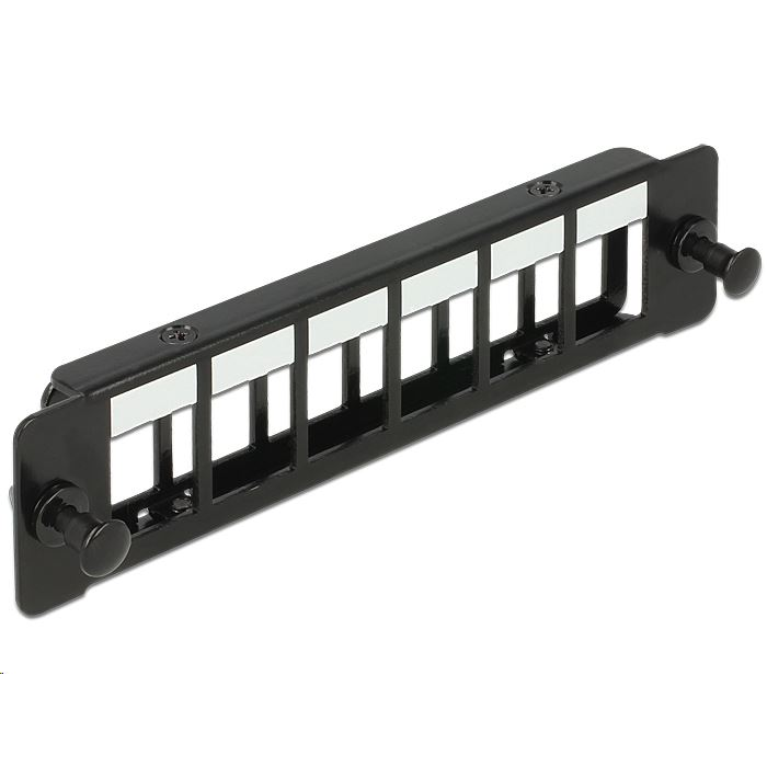 Delock 6 portos Keystone rögzítőpanel (86274) (Delock 86274)