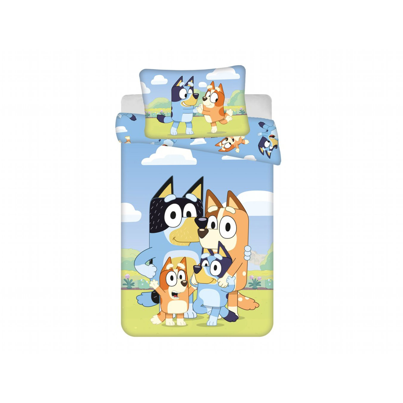 Jerry Fabrics ágynemű, Bluey 004, baby, 100 × 135, 40 × 60 cm (8592753041499)