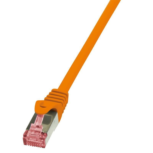 LogiLink Patchkabel CAT6A  S/FTP AWG26 PIMF  2,00m orange