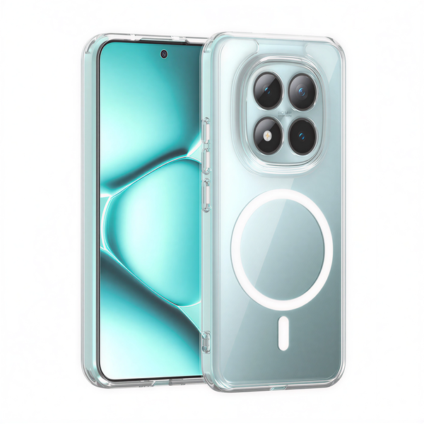 Xiaomi Redmi Note 15 5G mágneses szilikon hátlap,Átlátszó