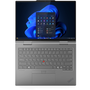 Lenovo ThinkPad X1 2-in-1 Gen 10 Copilot+ PC Intel Core Ultra 7 258V Хибриден (2 в 1) 35,6 см (14") Тъчскрийн WUXGA 32 GB LPDDR5x-SDRAM 1 TB SSD Wi-Fi 7 (802.11be) Windows 11 Pro Немски Сив