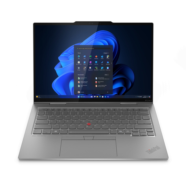 Lenovo ThinkPad X1 2-in-1 Gen 10 Copilot+ PC Intel Core Ultra 7 258V Хибриден (2 в 1) 35,6 см (14") Тъчскрийн WUXGA 32 GB LPDDR5x-SDRAM 1 TB SSD Wi-Fi 7 (802.11be) Windows 11 Pro Немски Сив