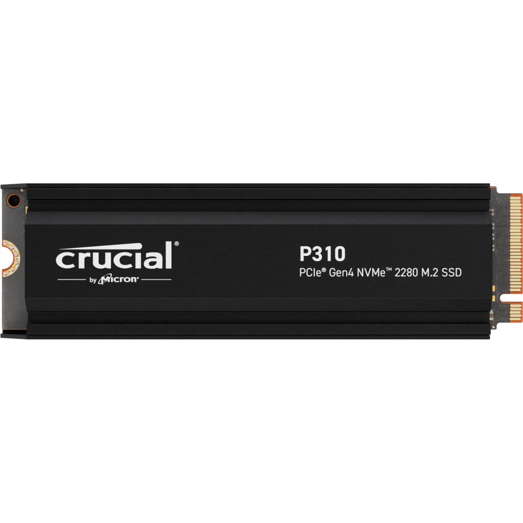 Crucial P310 2TB PCIe Gen4 M.2 NVMe SSD hűtőbordával (CT2000P310SSD5)