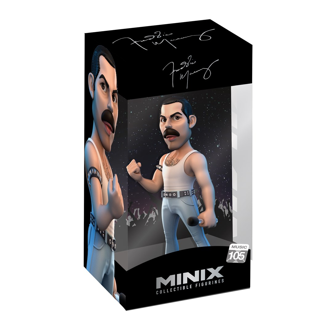 Minix 105 Music - Freddie Mercury gyűjthető Énekes figura 12cm (15252)