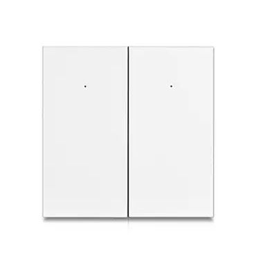 SMARTZILLA Tuya Zigbee okos kapcsoló 2 csatornás beépíthető fehér (2046532) (smart2046532)