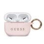 Guess Apple Airpods Pro szililkon tok, rózsaszín, GUACAPSILGLLP