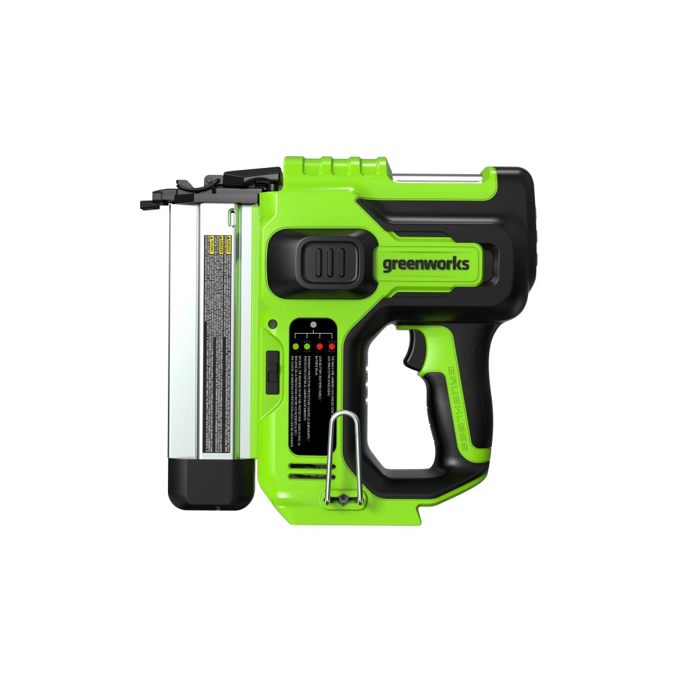 Greenworks GD24BN akkumulátoros szögbelövő 24V akku és töltő nélkül (3400707-GW) (3400707-GW)