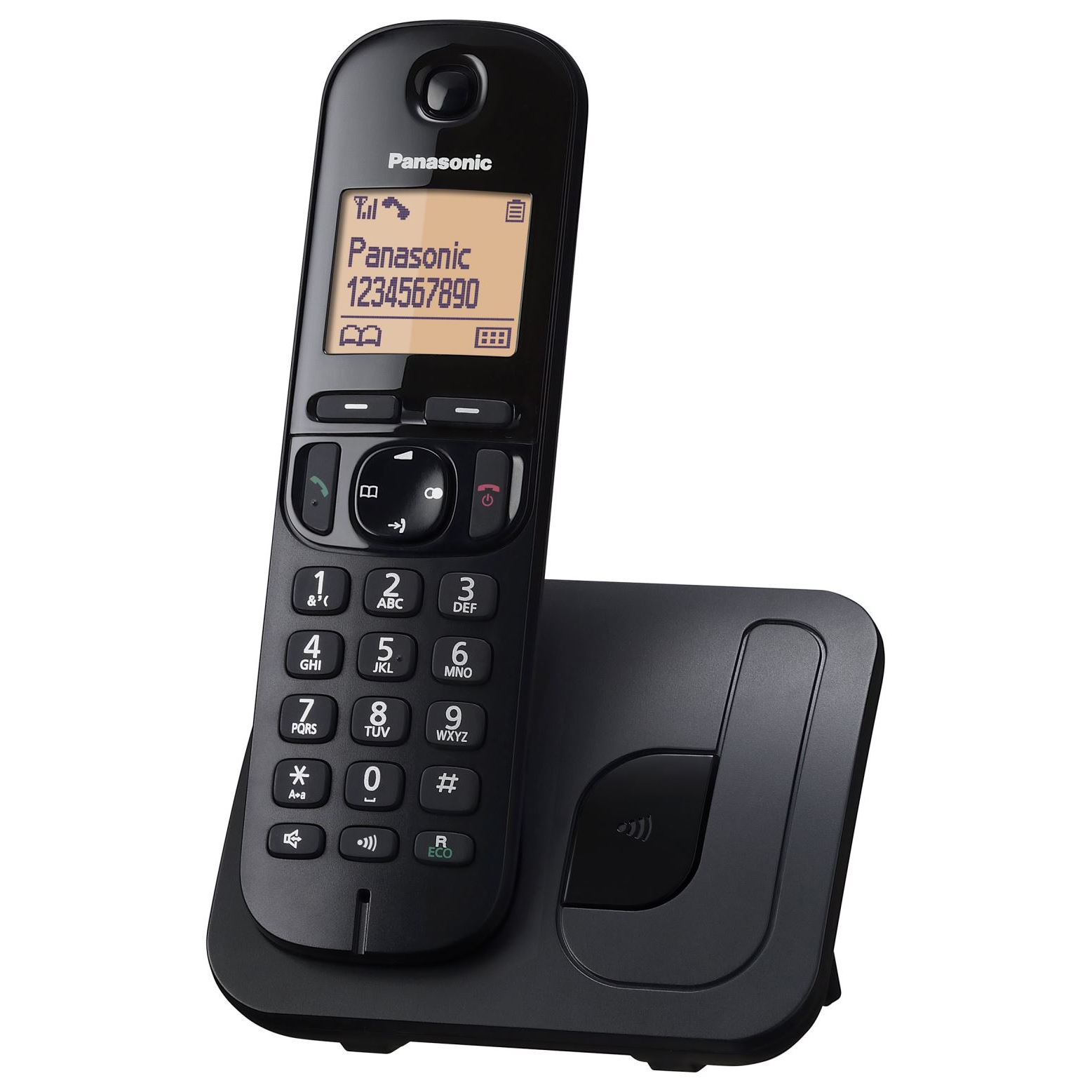 Panasonic KX-TGC210PDB DECT hívóazonosítós telefon fekete (KX-TGC210PDB)