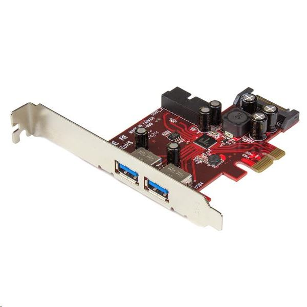 StarTech.com PEXUSB3S2EI interfacekaart/-adapter SATA, USB 3.2 Gen 1 (3.1 Gen 1)