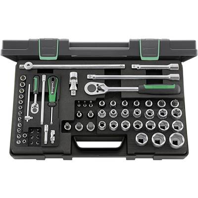 Stahlwille 86TX KN (96013702) Dugókulcs készlet 1/4 (6,3 mm), 1/2 (12,5 mm) 63 részes (96013702)