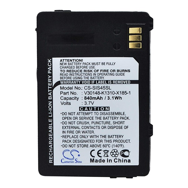 Cameron Sino Li-Ion akku (3.7V/840mAh, Siemens L36880-N4501-A100 kompatibilis) FEKETE Siemens ME45 / S45 (CS-SIS45SL)