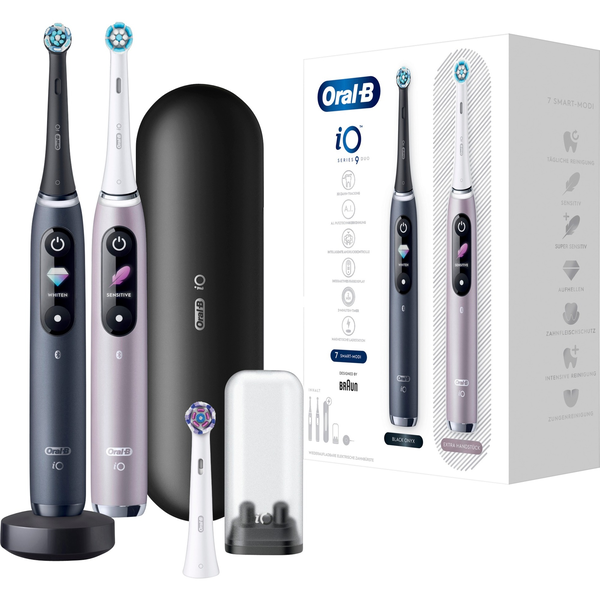 Oral-B iO 9 Voksen Roterende tandbørste Sort, Rose
