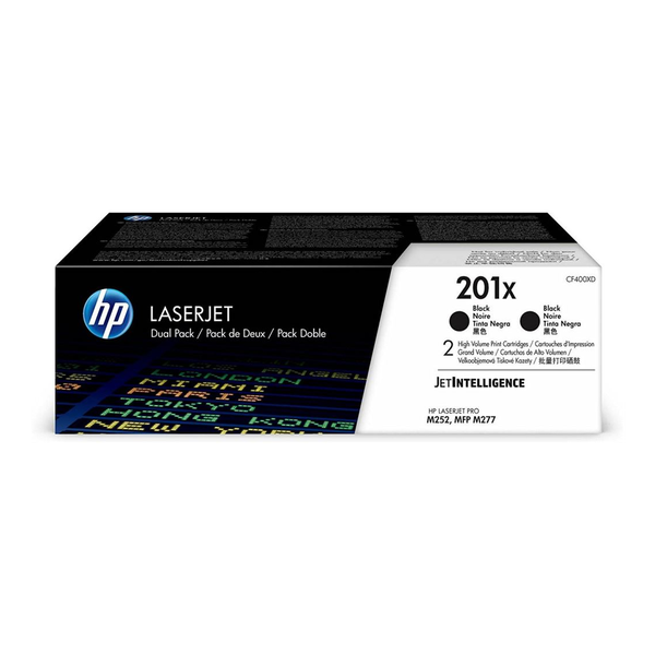 HP 201X 2-pack High Yield Black Original LaserJet Toner Cartridges tonerová náplň 2 kusů Originální Černá