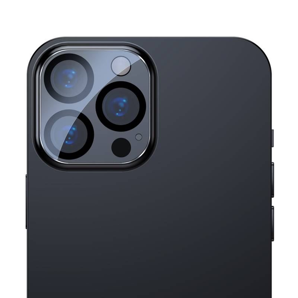 Комплект от 2 x защитно фолио за камерата на телефона, Baseus, съвместимо с Apple iPhone 13 Pro/13 Pro Max, прозрачно