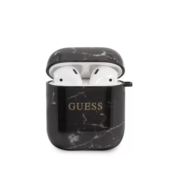 Husă GUESS pentru Apple AirPods, negru